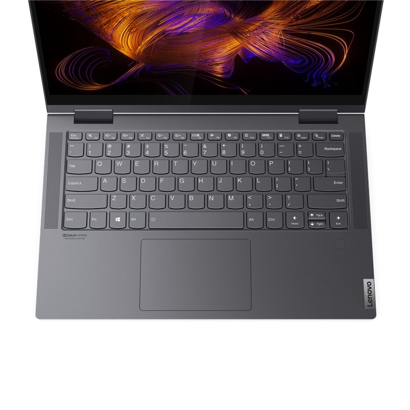 Laptop Lenovo Yoga Slim 7 14ACN6 (82N7008VVN)/ Slate Grey/ AMD Ryzen 7 5800U (1.9Ghz, 20MB)/ RAM 8GB/ 512GB SSD/ AMD Radeon Graphics/ 14inch FHD/ Win 11H/ 3Yrs